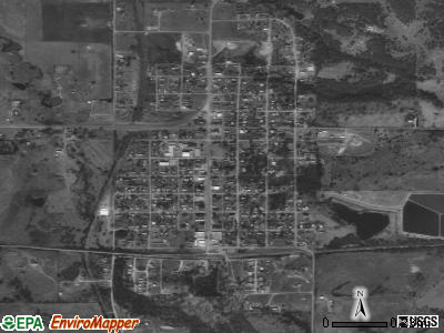Davenport satellite photo by USGS