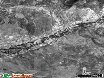 East Fork satellite photo by USGS