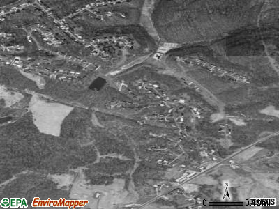 North Hills satellite photo by USGS