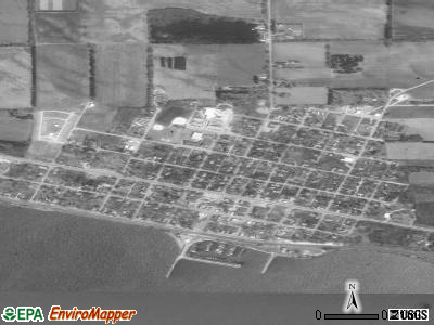 Pepin satellite photo by USGS
