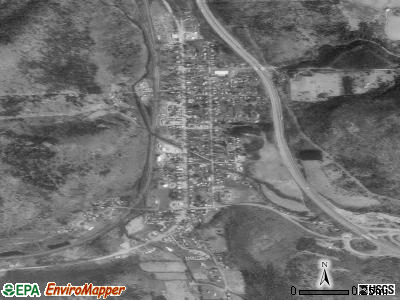 New Milford satellite photo by USGS