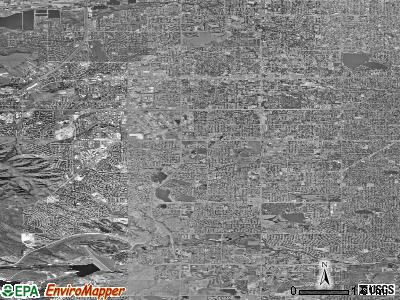 Lakewood satellite photo by USGS