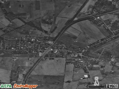 Burgin satellite photo by USGS