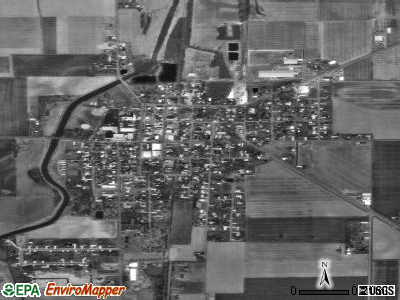Ottoville satellite photo by USGS