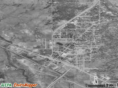 Upton satellite photo by USGS