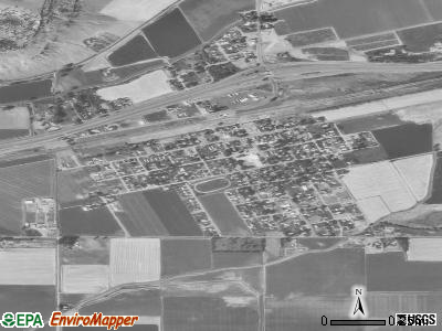 Park City satellite photo by USGS