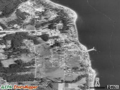 Clinton satellite photo by USGS