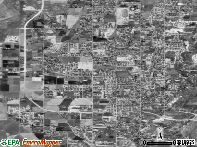 Riverton satellite photo by USGS
