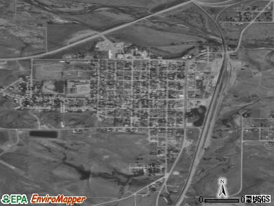 Edgemont satellite photo by USGS