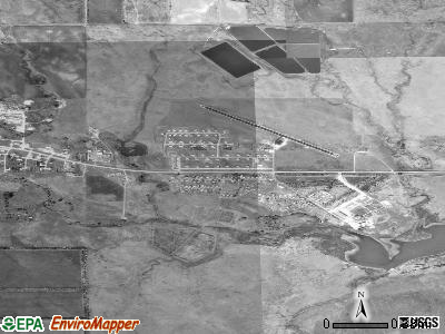 Antelope satellite photo by USGS