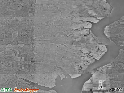 Cannon Ball satellite photo by USGS