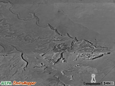 Oljato-Monument Valley satellite photo by USGS