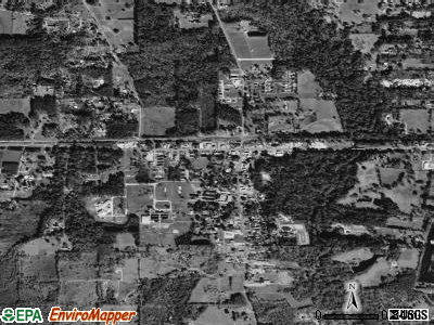South Park satellite photo by USGS