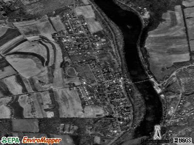 Riegelsville satellite photo by USGS