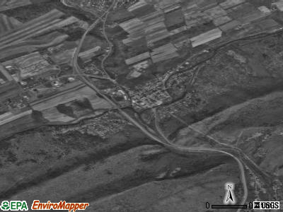 Reedsville satellite photo by USGS