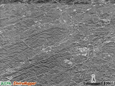 Bristol satellite photo by USGS