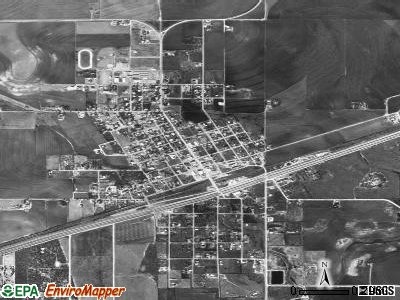 Miles satellite photo by USGS