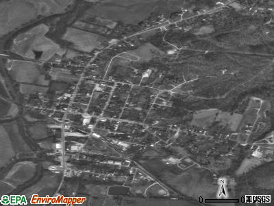 New Haven satellite photo by USGS
