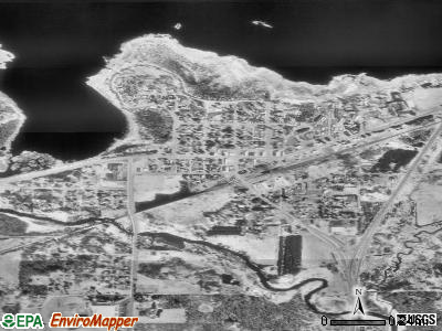 Onamia satellite photo by USGS