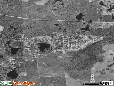 Lake Kathryn satellite photo by USGS