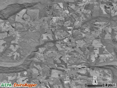 Skyline satellite photo by USGS