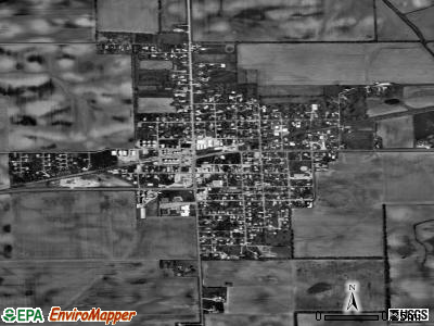 Kansas satellite photo by USGS
