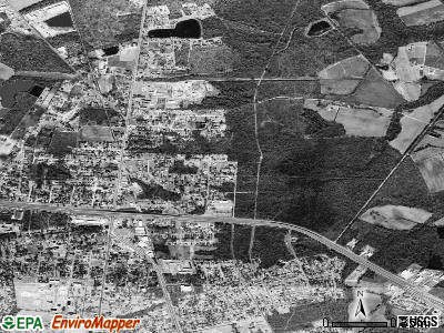 Mulberry satellite photo by USGS