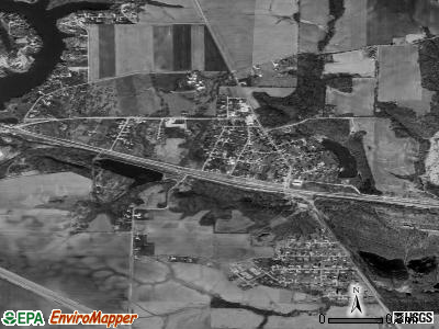 East Galesburg satellite photo by USGS
