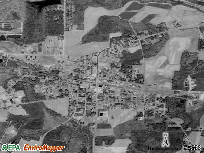 Middlesex satellite photo by USGS