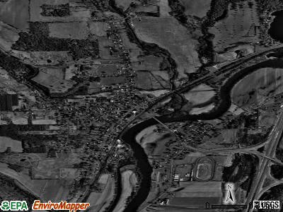 Afton satellite photo by USGS