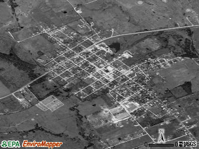 Blooming Grove satellite photo by USGS