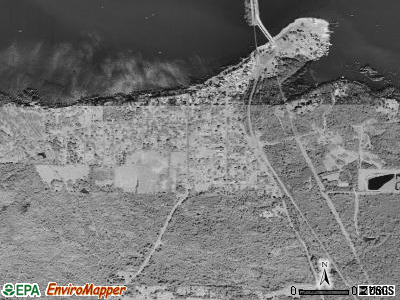 Mooringsport satellite photo by USGS