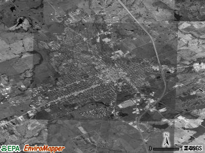 Corsicana satellite photo by USGS
