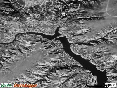 Lake Tanglewood satellite photo by USGS