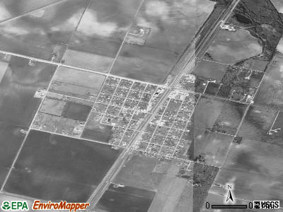 Driscoll satellite photo by USGS