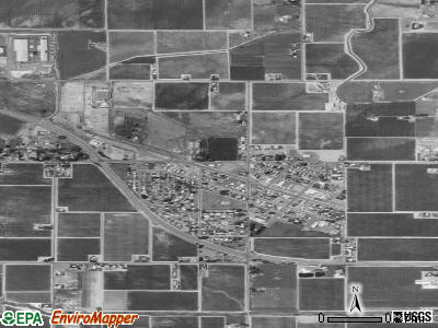Moxee satellite photo by USGS
