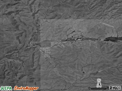 Queen Valley satellite photo by USGS