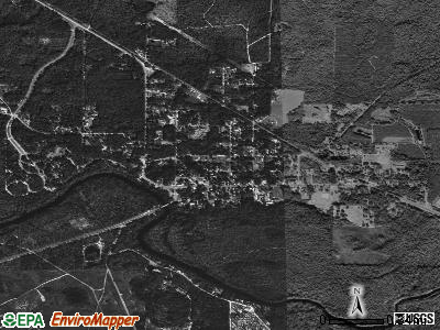 White Springs satellite photo by USGS