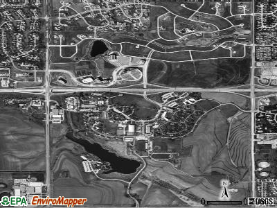 Boys Town satellite photo by USGS