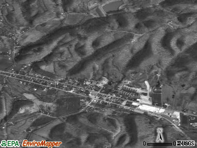 Borden satellite photo by USGS