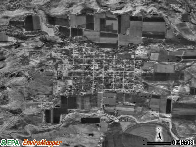 Escalante satellite photo by USGS
