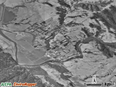 Point Reyes Station satellite photo by USGS