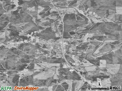 Wedowee satellite photo by USGS