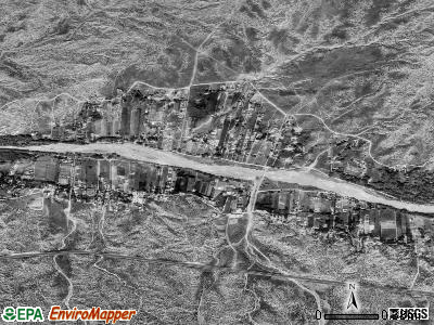 El Rancho satellite photo by USGS