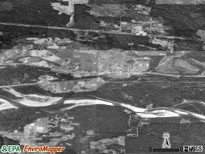 Minersville satellite photo by USGS