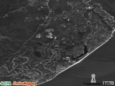 New Seabury satellite photo by USGS