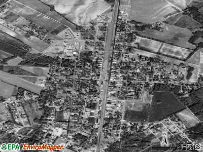 North satellite photo by USGS