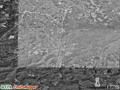 Anniston satellite photo by USGS