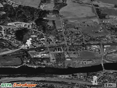 Fonda satellite photo by USGS
