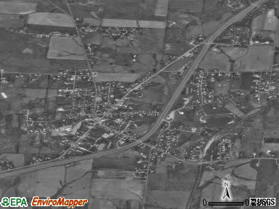 Albany satellite photo by USGS